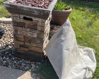 Outdoor Propane Fire Pit Cover