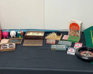 Vintage Toys Games Legos, Playing Cards, Uno, Roulette, Dominoes, More
