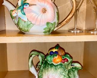 Vintage, Fitz & Floyd, Tea Pots 