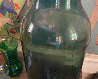 Mid Century Kastrup Glass, LARGE Vase, Denmark