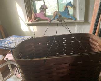 Antique Double Handle Basket
