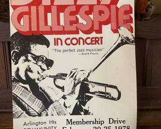Dizzy Gillespie in Concert Poster 1978