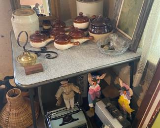 Vintage Covered Bean/Soup. Jugs, Bunnies