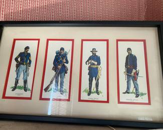 Antique Civil War Framed Print