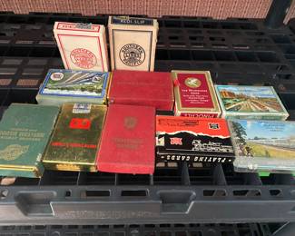 Vintage RR Playing Cards