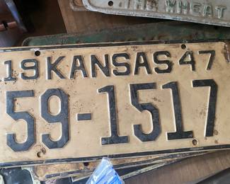 Vintage License Plates