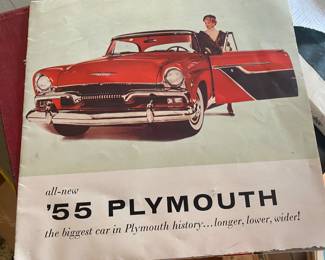 1955 Plymouth Booklet