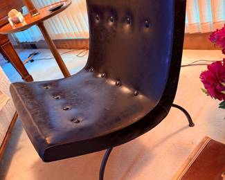 (2) Milo baughman scoop lounge chairs - Mid-Century