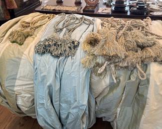 Silk curtains