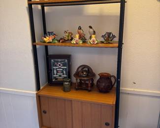 Modularity in this MCM inspired set of room divider shelving units