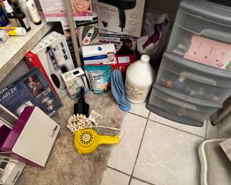 More bathroom supplies