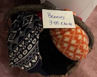 Beanies knotted.