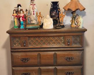 Asian influence Art as well as one of many matching bedroom pieces where quality meets design and function