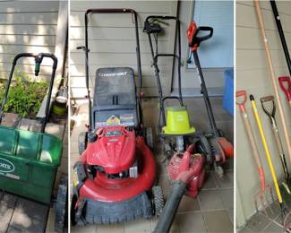 Lawn care tools - mower, edgers, etc