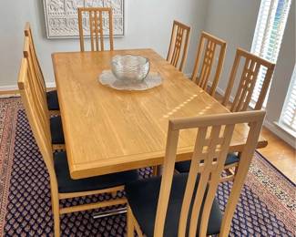 Made in Italy Dining table set by IdealSedia Furniture with 8 chairs