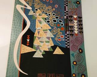 Large colorful tapestry