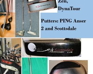 Golf Clubs: Callaway, Cobra, Taylor-Made, Zen, DynaTour and PING