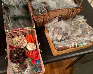 Tons of costume jewelry!