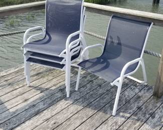 Telescope chairs - 4 available