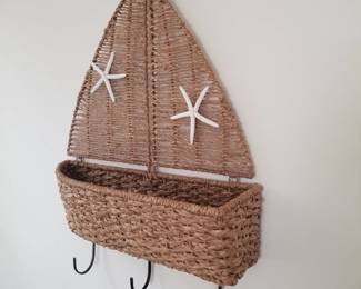 Sailboat basket rack