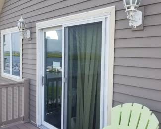 Sliding glass doors