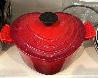 Le Creuset heart casserole