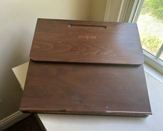 Ergo wooden tabletop desk