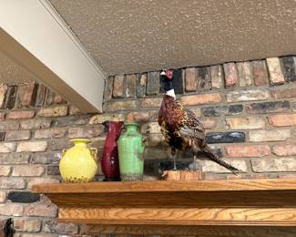 Pheasant and pottery