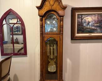 Nice Grandfather clock, more art