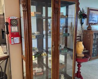 Curio cabinet, now houses all the tea cup sets