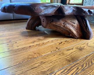 Live edge coffee table.