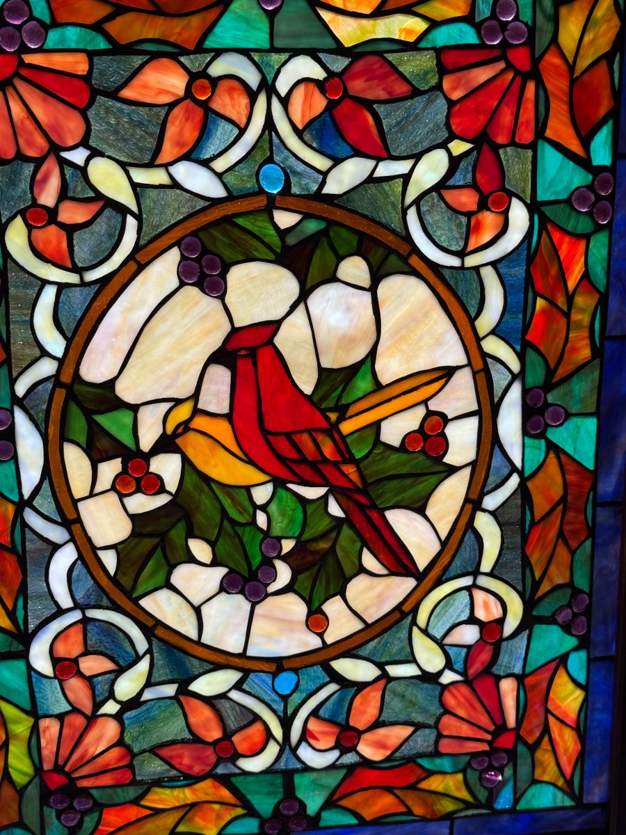 Large stained glass