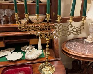 Brass Menorah 