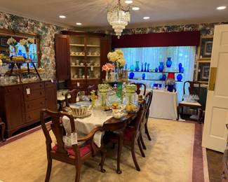 the dining room is ready for our guests