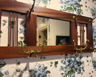 Hanging coat rack