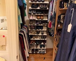 one of the master closets