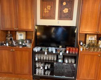 Glassware in the den