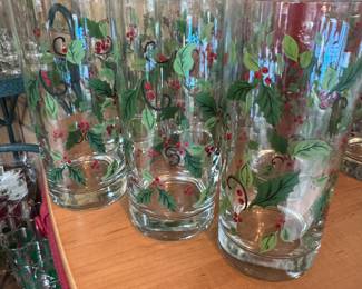 Holly glasses