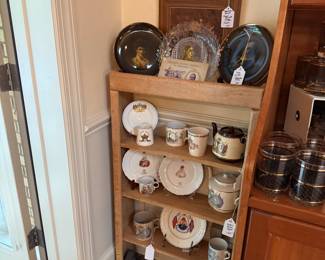 the Royal memorabilia is in place