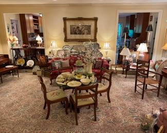 sunken living room is ready