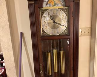 Howard Miller Grandfather Clock...it works and chimes every 15 minutes