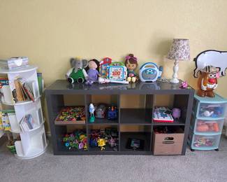 Kids’ furniture, books, and toys