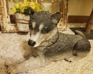 Husky Statue