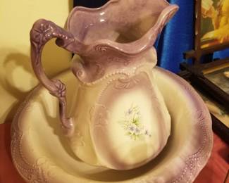 Wash Basin and Pitcher