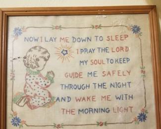 Framed Linen Art