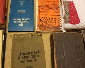 Books, Vintage Bank Bag from West Union
Ohio
