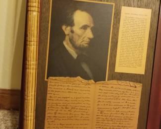 Abraham Lincoln Wall Plaque