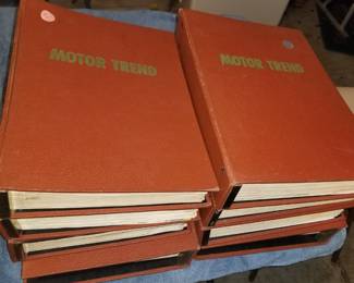 Vintage Bound Motor Trend Magazines