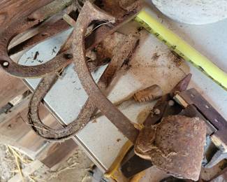 Barn door hinges
