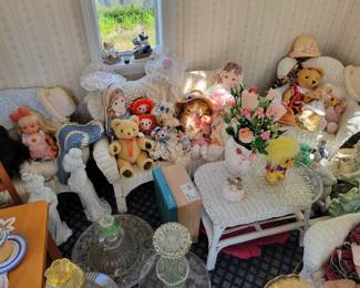 Miniature furniture dolls